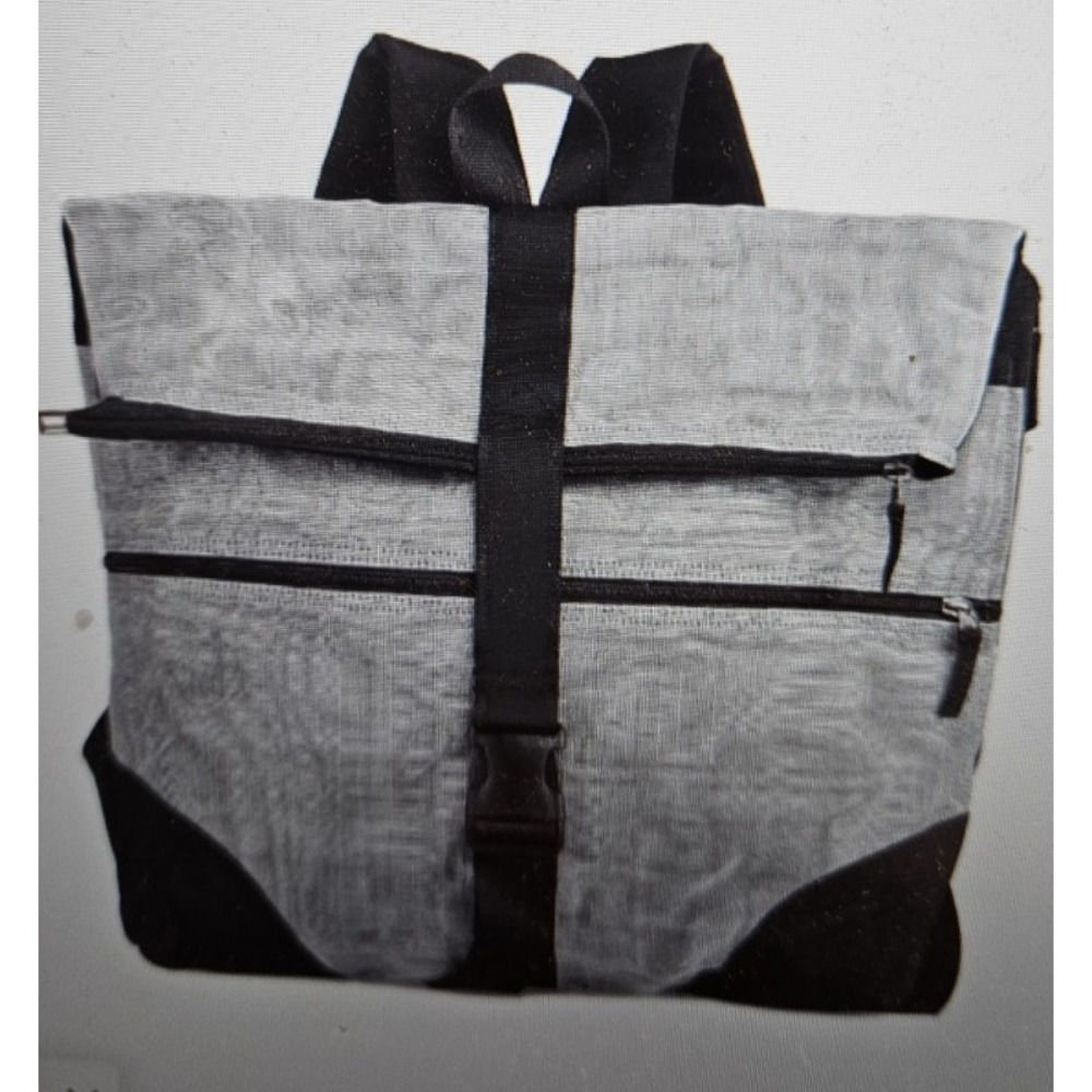 SMATERIA Comma uncycled Laptop blue Nylon‎ mesh overlay black bag